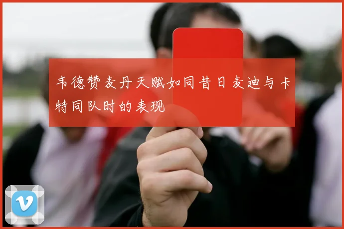 韦德赞麦丹天赋如同昔日麦迪与卡特同队时的表现